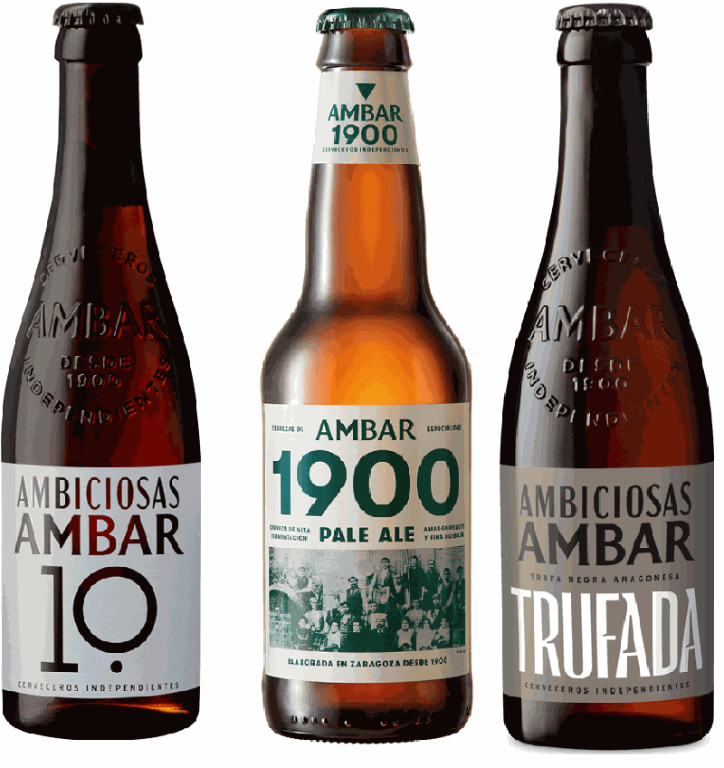 Cervezas artesanas Ambar