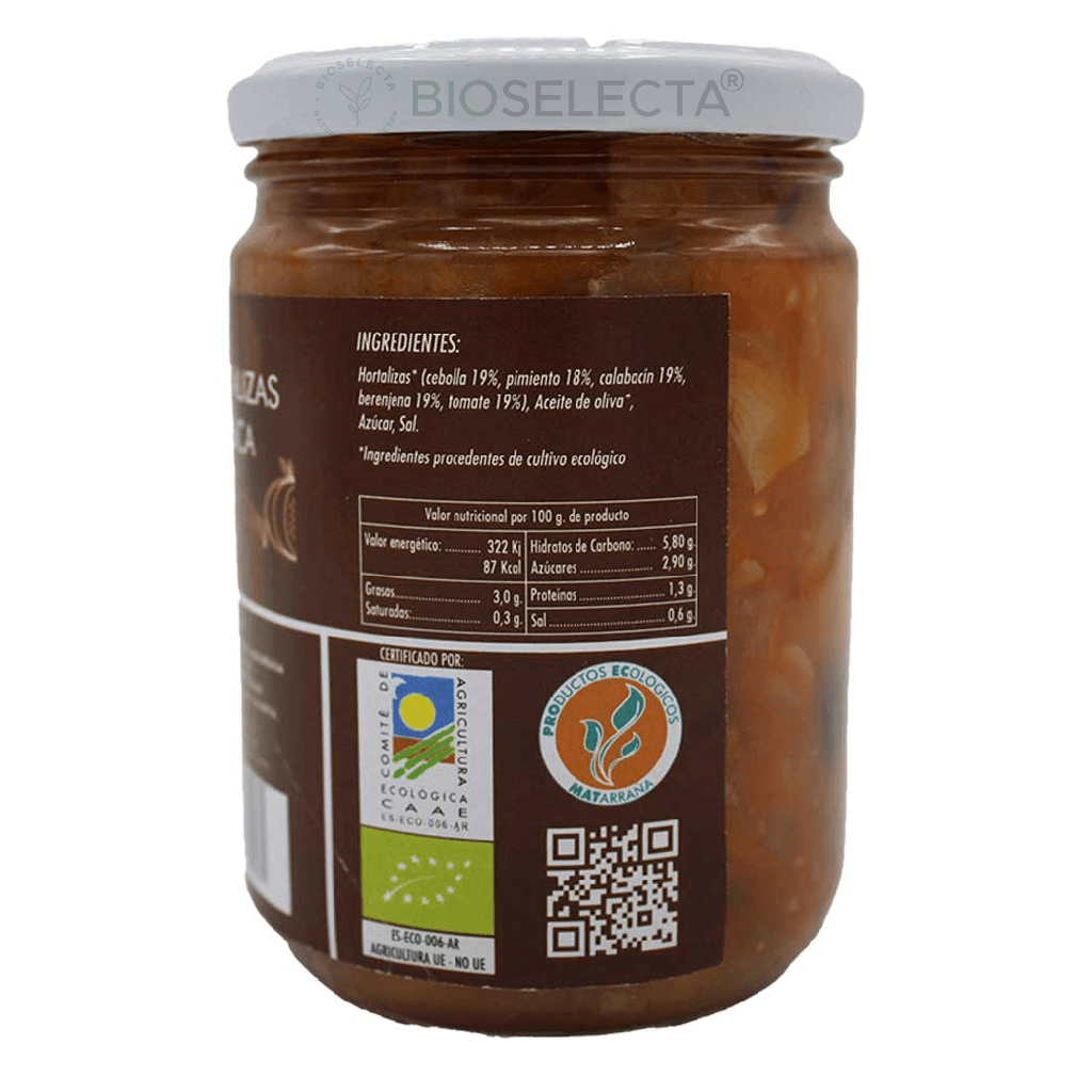 Fritada de hortalizas ecológicas 400 gr. Bio (Proecmat)