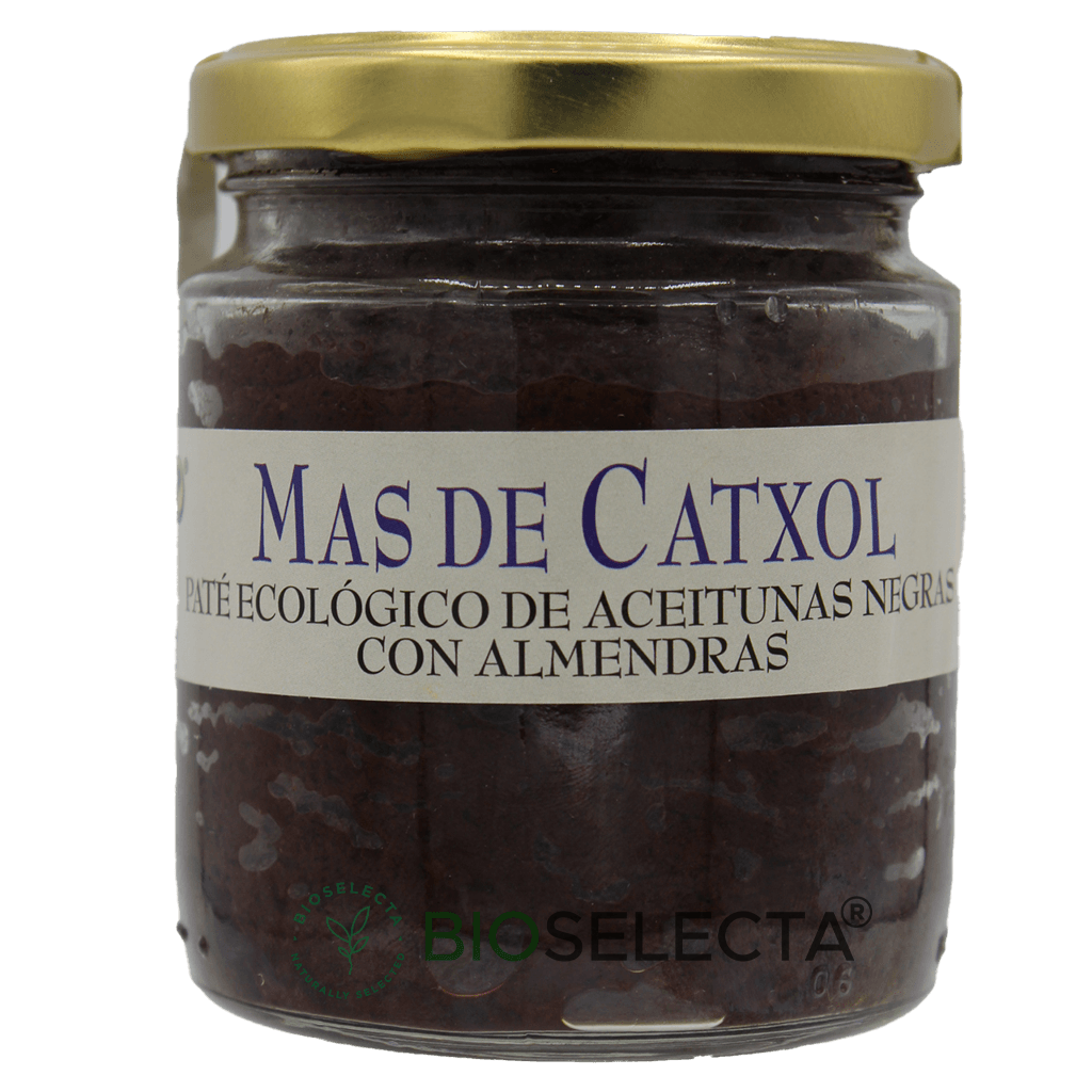 Paté de oliva negra con almendra del bajo Aragón 220gr. Bio. (Ráfales, Teruel)