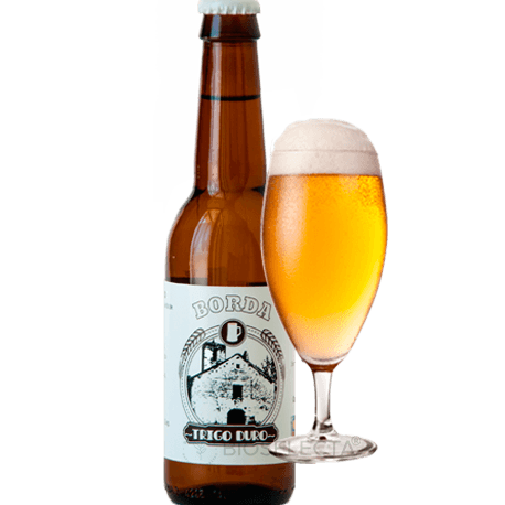 Cerveza Borda trigo duro 33cl. Bio (Aineto. Huesca)