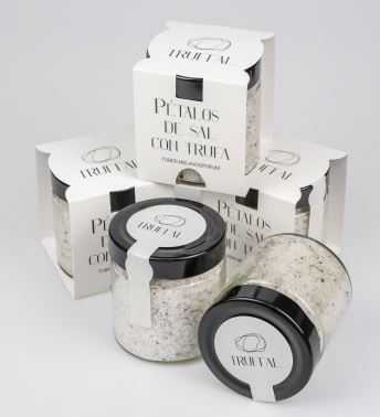 Pétalos De Sal Con Trufa Melanosporum. 100 gr.  (Albentosa, Teruel)