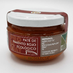 Paté pimiento rojo 120gr. Bio. (Valdeltormo, Teruel)