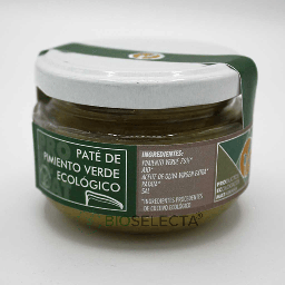 Paté de pimiento verde 120gr. Bio. (Valdeltormo, Teruel)