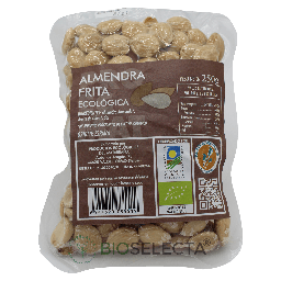 Almendra frita ecológica pq 250gr. (Valdeltormo, Teruel)