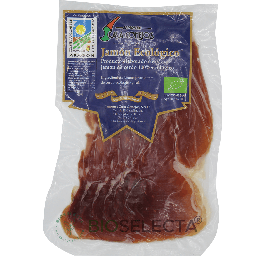 Jamón ecológico en lonchas 100gr. Bio. (Cedrillas, Teruel)