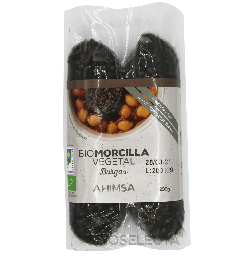 Morcilla burgos 230gr. Vegetal. Bio. (Ahimsa. Biosurya)