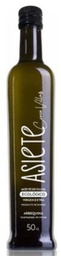 AOVE Ecológico ASIETE. 1/2 litro. Bio (Rivas, Zaragoza)